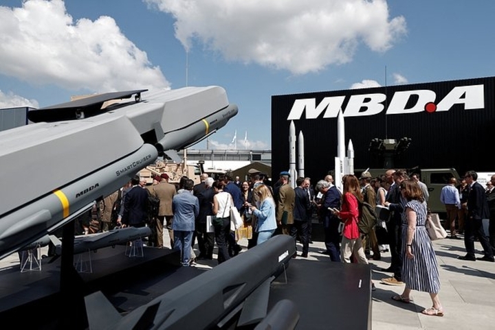 Gian hàng của MBDA tại Triển lãm hàng không Paris. Ảnh: Defense News