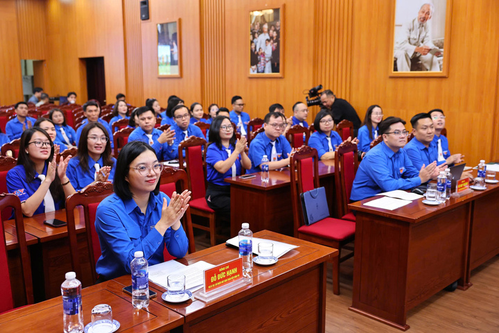 Các nhà báo trẻ tham dự diễn đàn - Ảnh: Đức Minh