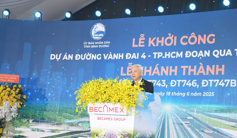 Ông Trần Ngọc Thuận - Tổng Giám đốc Tập đoàn Becamex. Ảnh: Minh Khuê.