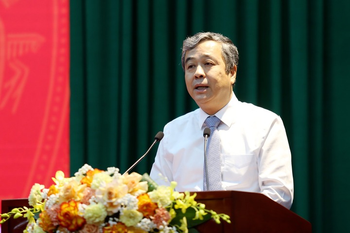 Ông Ngô Đông Hải - Phó Trưởng Ban Tuyên giáo và Dân vận Trung ương phát biểu tại lễ kỷ niệm - Ảnh: Thành Chung