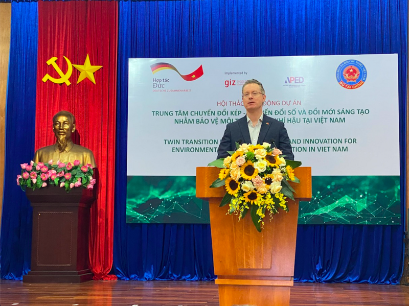 Ông Dennis Quennet - Giám đốc Chương trình Phát triển Kinh tế bền vững tại GIZ Việt Nam