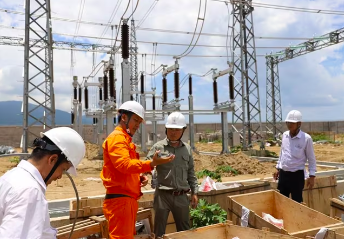 Lãnh đạo PTC3 kiểm tra tiến độ tại công trường thi công Dự án TBA 220kV Ninh Hòa