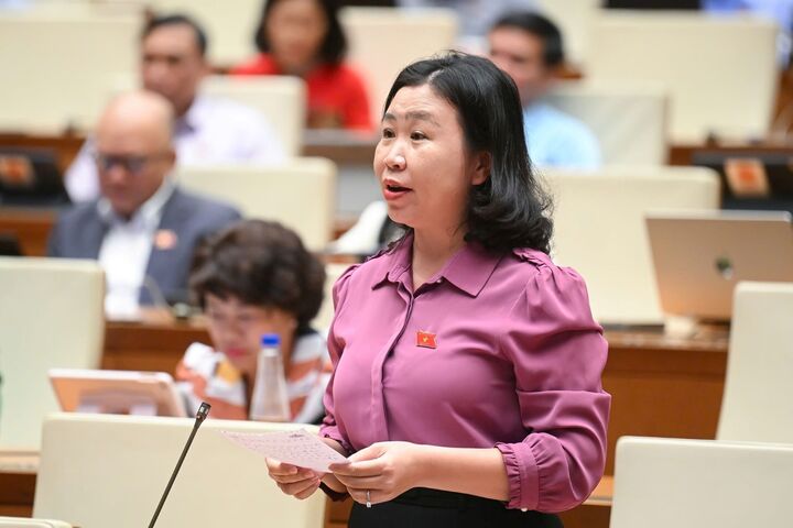 Đại biểu Lê Thị Song An. Ảnh: QH