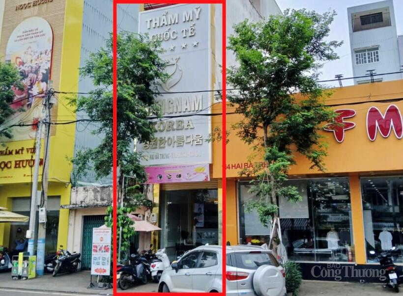 Thẩm mỹ viện quốc tế GangNam (địa chỉ tại số 116A Hai Bà Trưng, TP. Pleiku, tỉnh Gia Lai). Ảnh: Hiền Mai