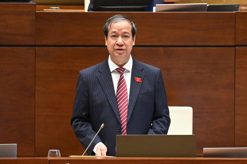 Bộ trưởng Nguyễn Kim Sơn. Ảnh: VPQH
