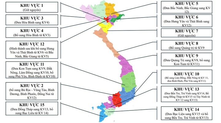 15 chi nhánh Ngân hàng Nhà nước khu vực. Ảnh: SBV