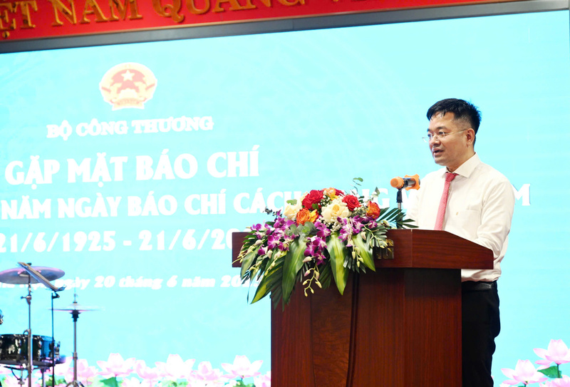 Tổng Biên tập Báo Công Thương Nguyễn Văn Minh. Ảnh: Cấn Dũng
