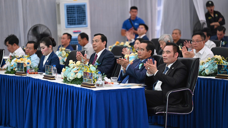 Các đại biểu tham dự lễ khởi công. Ảnh: Ngọc Sơn