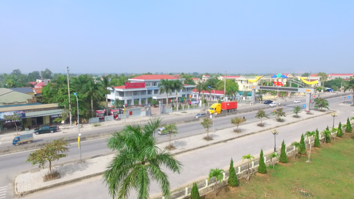 Diện mạo nông thôn mới ở huyện Quảng Xương, tỉnh Thanh Hóa - Ảnh: Thanh Hùng