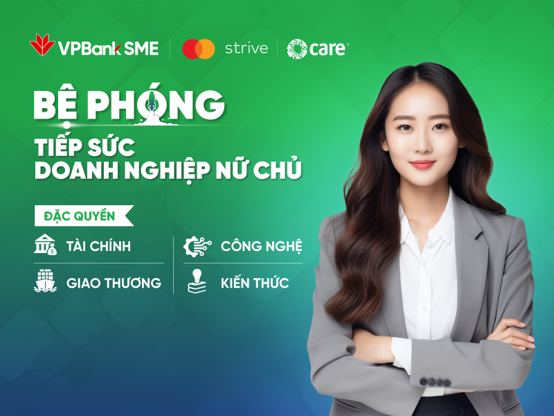 Dự án "Bệ phóng tiếp sức doanh nghiệp nữ chủ" do VPBankSME phối hợp với CARE Việt Nam triển khai (ẢNh: VPBankSME)