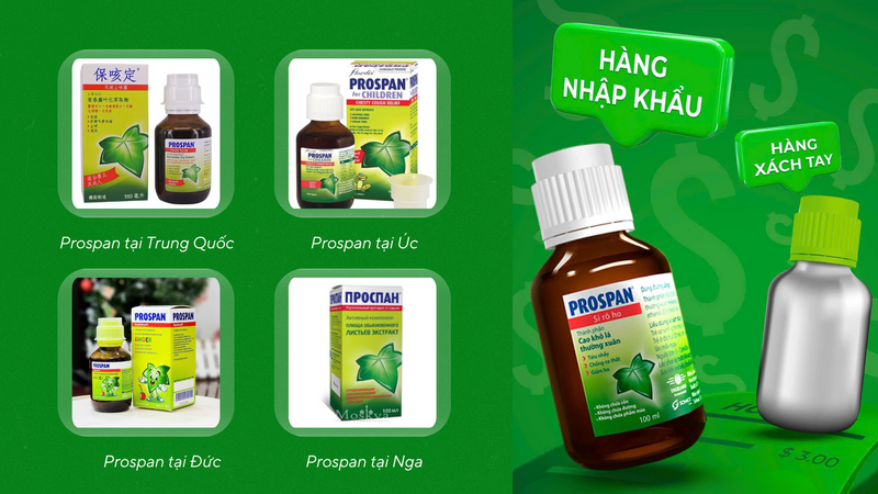 Prospan tại Đức, Pháp, Úc… đều được sản xuất tại cùng 1 nhà máy, cùng 1 công thức với Prospan tại Việt Nam