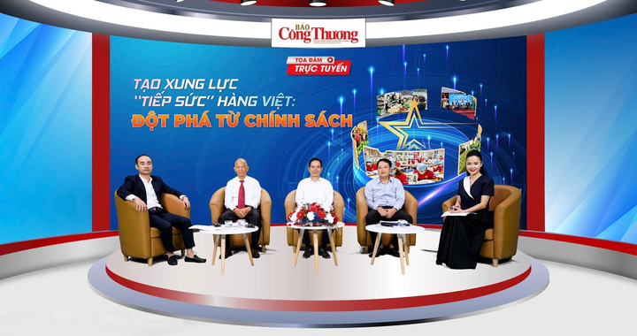 Tọa đàm “Tạo xung lực "tiếp sức" hàng Việt: Đột phá từ chính sách” do Báo Công Thương tổ chức chiều 24/6