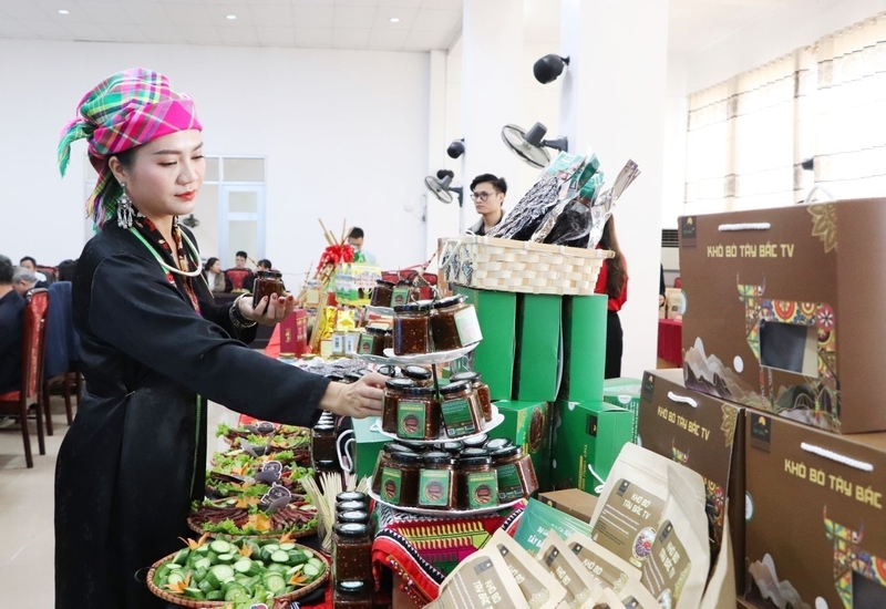 Lai Châu triển khai nhiều giải pháp xúc tiến tiêu thụ nông sản của bà con vùng đồng bào dân tộc thiểu số (Ảnh: Hoàng Mai)