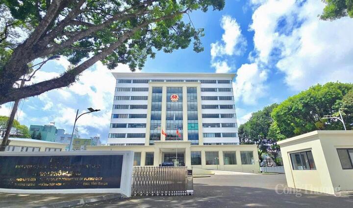 Phường Pleiku được hình thành trên cơ sở sắp xếp nguyên trạng 5 xã, phường của TP. Pleiku hiện tại, gồm: Phường Hoa Lư, Tây Sơn, Hội Thương, Phù Đổng và xã Trà Đa. Ảnh: Duy Tín