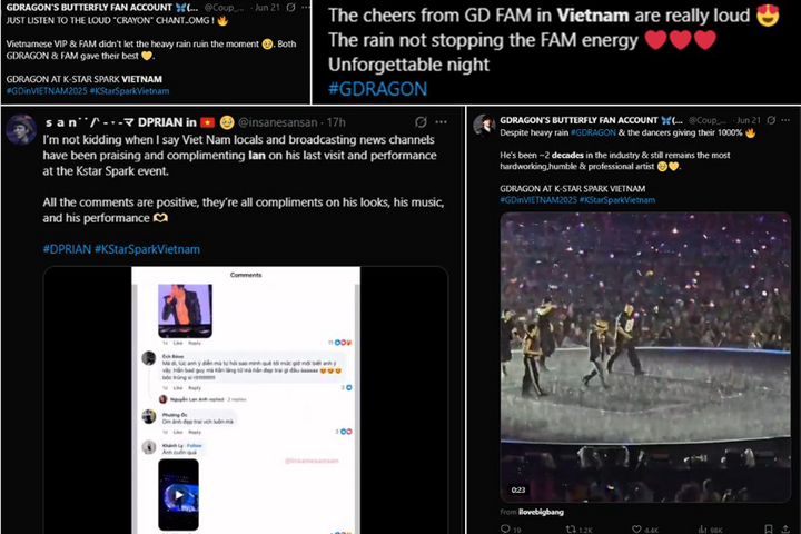 Cộng đồng quốc tế không ngớt lời khen cho màn trình diễn dưới mưa của G-Dragon