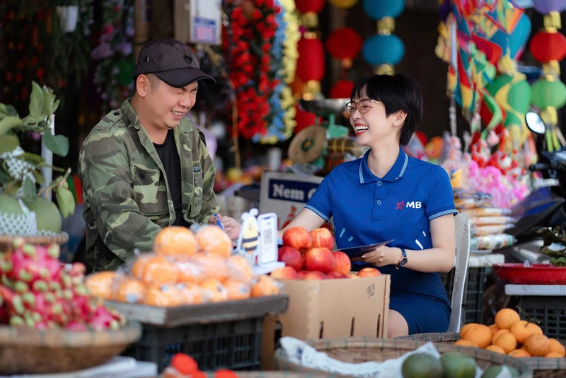 MB cho khách hàng vay vốn không chỉ dựa vào tài sản thế chấp. Ảnh: Duy Minh