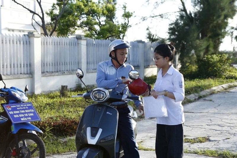 Thí sinh tự tin tham gia kỳ thi tốt nghiệp trước sự quan tâm, động viên từ gia đình