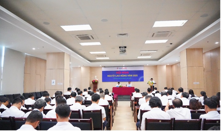 Hội nghị Người lao động Công ty Thủy điện Sông Bung năm 2025 (Ảnh: Bình An)