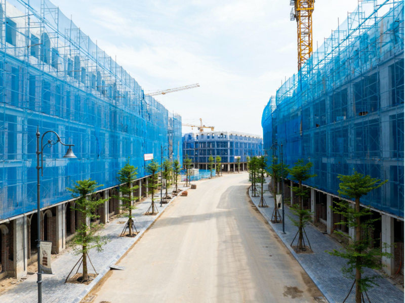 Nhiều căn đã cất nóc và đang hoàn thiện, sẵn sàng bàn giao từ quý III.