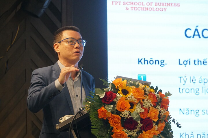 TS. Trần Minh Tùng, Giám đốc Viện Quản trị và Công nghệ FPT (FSB) Đà Nẵng. Ảnh: Vũ Lê