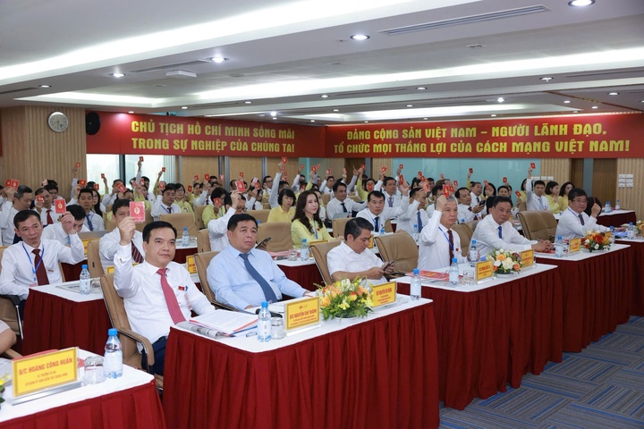 Phó Thủ tướng Chính phủ Nguyễn Chí Dũng dự Đại hội Đảng bộ SCIC. Ảnh: VGP/Minh Ngọc