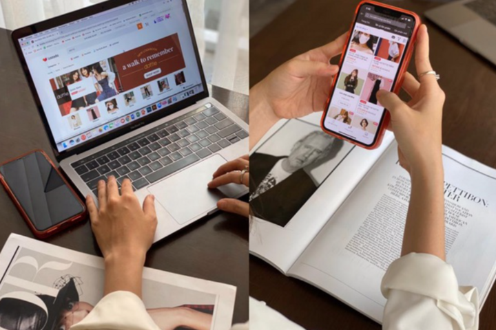 Một gian hàng trực tuyến trên Lazada.