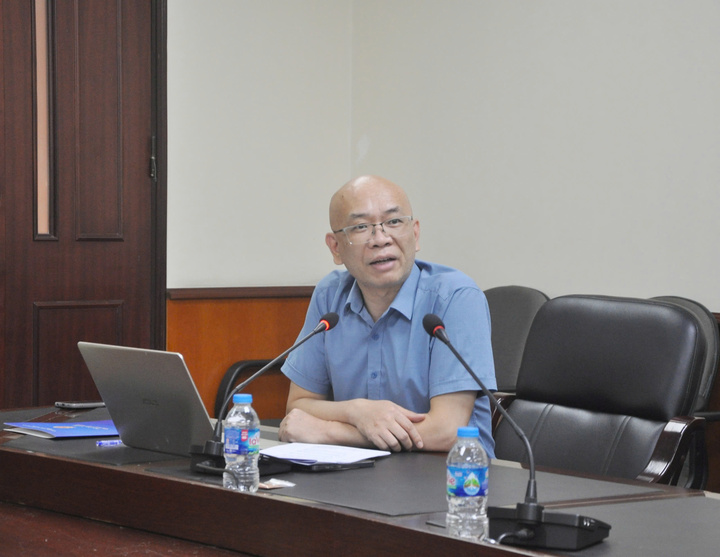 Ông Trần Thanh Hải thông tin về một số điểm mới trong cấp C/O từ 1/7/2025 (Ảnh: Phương Lan)