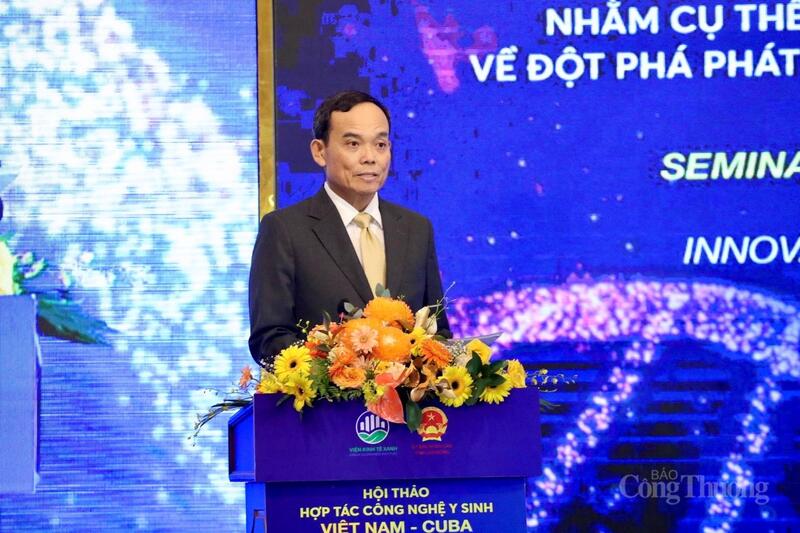 Ông Trần Lưu Quang, Bí thư Trung ương Đảng, Trưởng Ban Chính sách, chiến lược Trung ương phát biểu chỉ đạo. Ảnh: Duy Tín