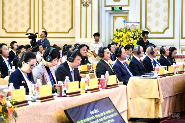 Hội thảo quy tụ hơn 200 chuyên gia, nhà khoa học, đại diện các cơ quan, tổ chức, doanh nghiệp hàng đầu của Việt Nam và Cuba trong lĩnh vực y sinh. Ảnh: Duy Tín