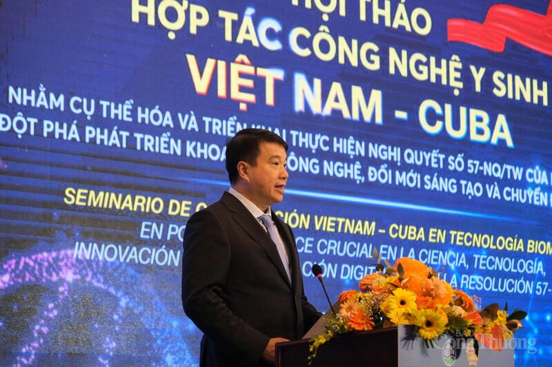 Ông Y Thanh Hà Niê Kđăm, Bí thư Tỉnh uỷ Lâm Đồng phát biểu khai mạc hội thảo. Ảnh: Duy Tín