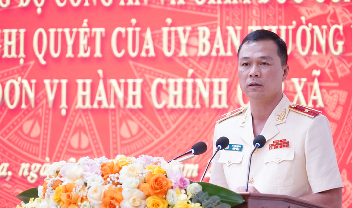 Thiếu tướng Tô Anh Dũng, Giám đốc Công an tỉnh Thanh Hóa. Ảnh: Đình Hợp