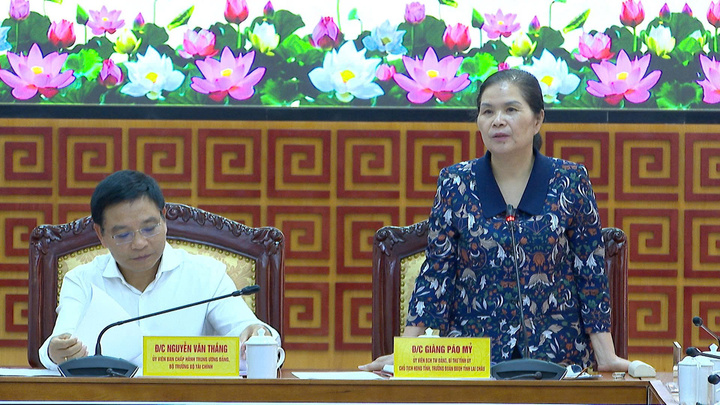Tỉnh Lai Châu đề nghị Bộ Tài chính quan tâm, sớm trình cấp có thẩm quyền xem xét, hỗ trợ cho tỉnh trong việc sắp xếp đơn vị hành chính năm 2025. Ảnh: PL