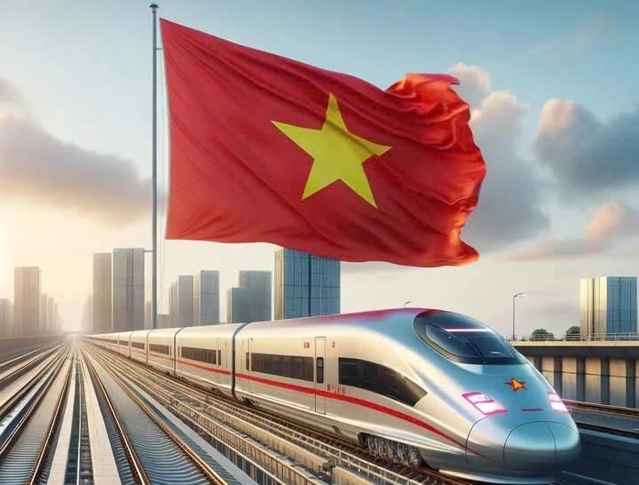 Dự án đường sắt tốc độ cao Bắc - Nam có tổng chiều dài chính tuyến khoảng 1.541km, đi qua 20 địa phương - Ảnh minh họa