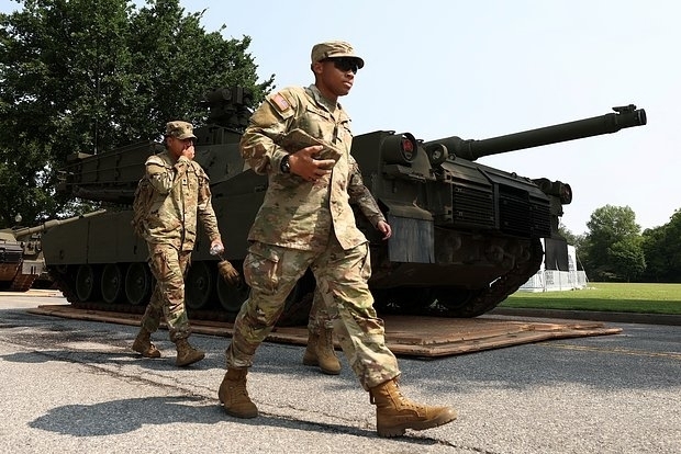 Xe tăng M1 Abrams có màn biểu diễu không mấy ấn tượng tại chiến trường Ukraine. Ảnh: Defesne News
