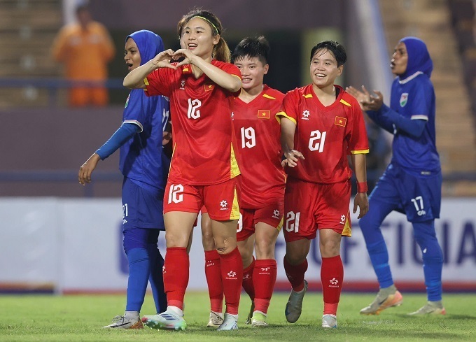 Lịch thi đấu bóng đá ngày 2/7, rạng sáng 3/7 sẽ có trận đấu giữa đội tuyển nữ UAE và đội tuyển nữ Việt Nam tại vòng loại bóng đá nữ châu Á 2026. Ảnh : Phan Tùng
