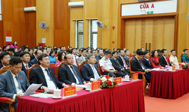 Lãnh đạo tỉnh Quảng Ninh dự kỳ họp thứ nhất của HĐND đặc khu Vân Đồn