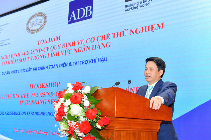 Phó Thống đốc NHNN Phạm Tiến Dũng phát biểu