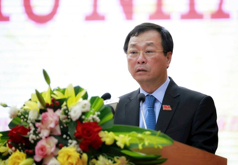 Chủ tịch Hội đồng nhân dân tỉnh Phú Thọ Bùi Văn Quang phát biểu nhận nhiệm vụ tại Kỳ họp. Ảnh: T.Tâm