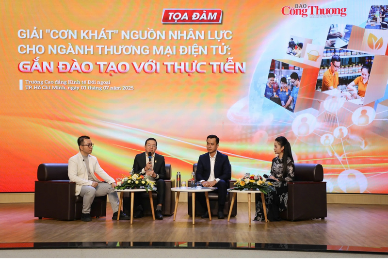 Toạ đàm: Giải "cơn khát" nguồn nhân lực cho ngành thương mại điện tử: Gắn đào tạo với thực tiễn”
