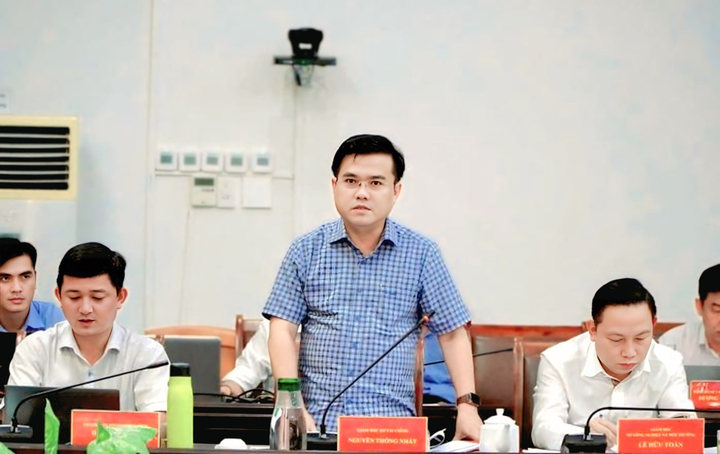 Ông Nguyễn Thống Nhất được bổ nhiệm làm Giám đốc Sở Công Thương tỉnh An Giang mới.