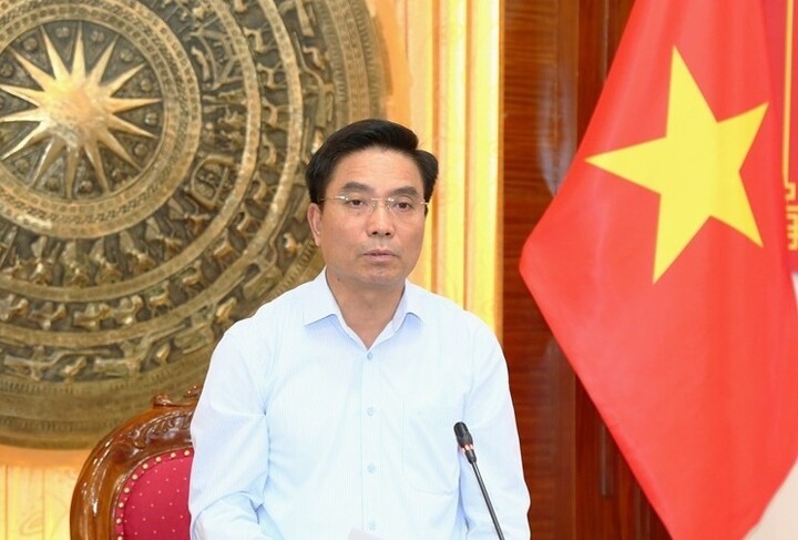 Bí thư Tỉnh ủy Thanh Hóa Nguyễn Doãn Anh phát biểu kết luận hội nghị. Ảnh: Quốc Hương