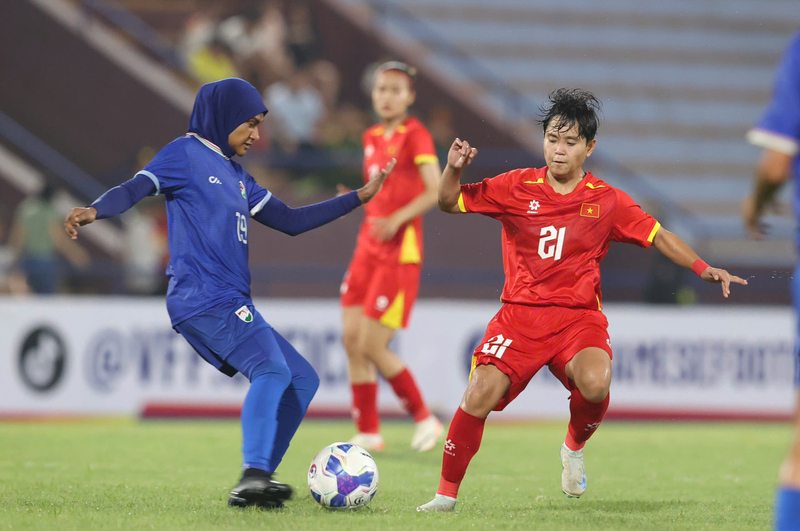 Trận đấu giữa đội tuyển nữ Việt Nam và UAE tại vòng loại giải bóng đá nữ châu Á 2026 sẽ diễn ra lúc 19h00 ngày 2/7. Ảnh: VFF