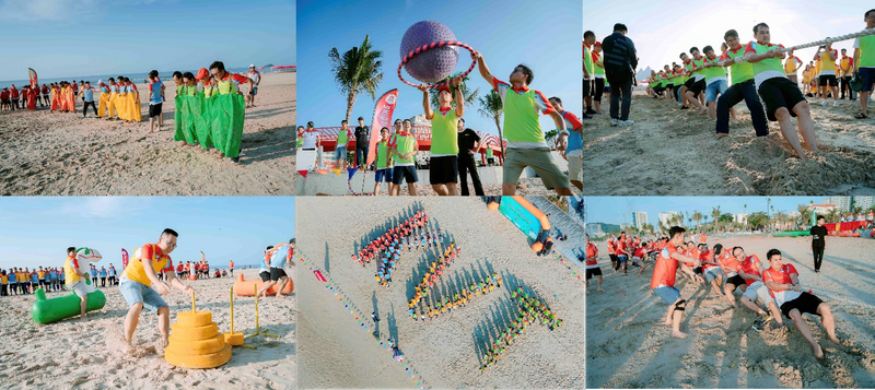 Các hoạt động teambuilding (Ảnh: PV GAS)