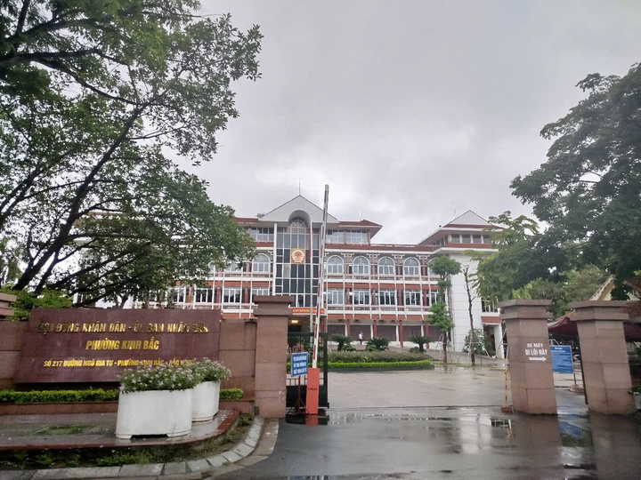 Trụ sở phường Kinh Bắc, tỉnh Bắc Ninh được đặt tại UBND TP Bắc Ninh cũ. Ảnh: Hải Sơn