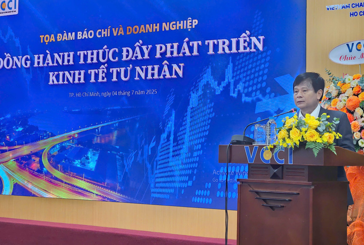Ông Trần Trọng Dũng - Phó Chủ tịch Hội Nhà báo Việt Nam. Ảnh: Minh Khuê.