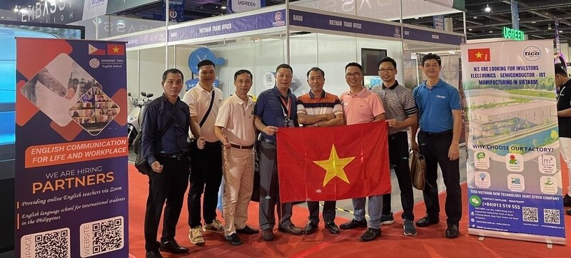 Hình ảnh gian hàng Thương vụ tại triển lãm WOSAS và WOCEE năm 2024. Ảnh P.T