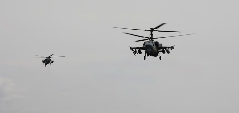 Trực thăng Ka-52M. Ảnh: Bộ Quốc phòng Nga