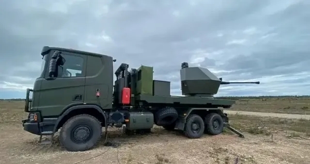 Hệ thống pháo phòng không Tridon Mk2. Ảnh: Defense News