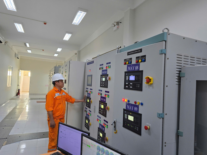 Nhà máy điện An Hội tại đặc khu Côn Đảo vẫn đang sử dụng dầu DO