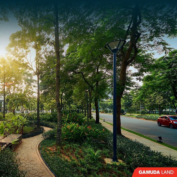 Nền nhiệt tại khu đô thị Gamuda City thấp hơn bên ngoài 1-2 độ C nhờ mật độ cây xanh